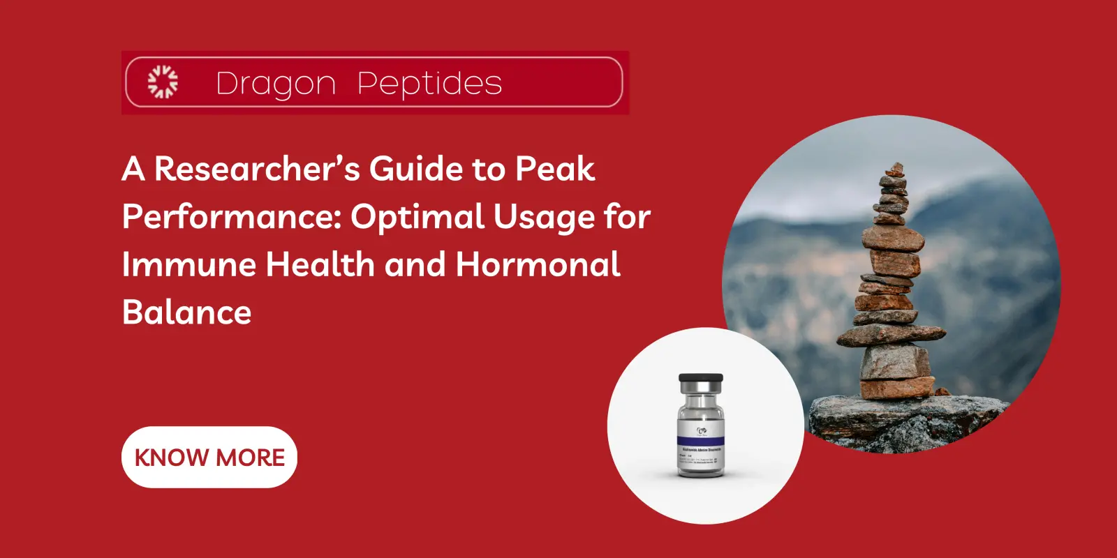 A Researcher's Guide to Peak Performance: Optimal Usage for Immune Health and Hormonal Balance