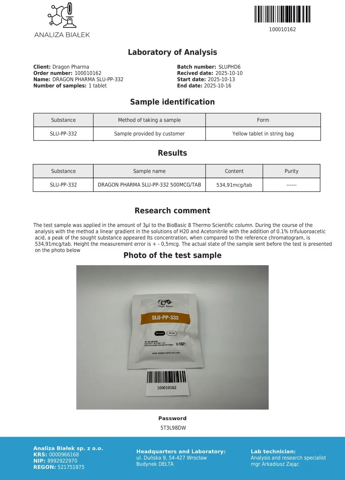  SLU-PP-332 SARMs